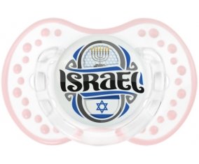 Flag Israel Sucete LOVI Dynamic Retro-blanc-rose-tendre classique