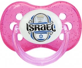 Flag Israel Sucete Cerise Rose à paillette