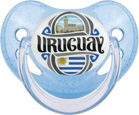 Flag Uruguay Sucete Physiologique Bleue à paillette