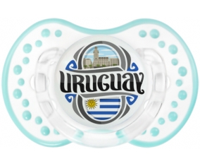 Flag Uruguay Tétine LOVI Dynamic Retro-blanc-lagon classique