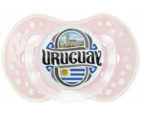Flag Uruguay Tétine LOVI Dynamic Retro-rose-tendre classique