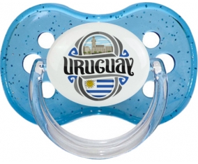 Flag Uruguay : Sucette Cerise personnalisée