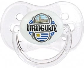 Flag Uruguay Sucette Cerise Transparent classique