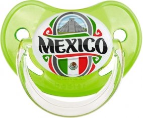 Flag Mexico Sucette Physiologique Vert classique