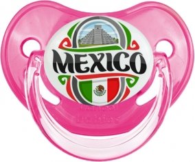 Flag Mexico Sucette Physiologique Rose classique