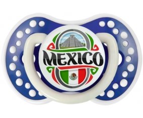 Flag Mexico Sucette LOVI Dynamic Bleu-marine phosphorescente