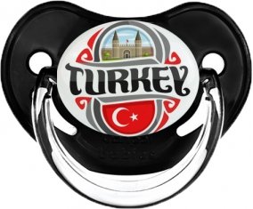 Flag Turkey Sucete Physiologique Noir classique