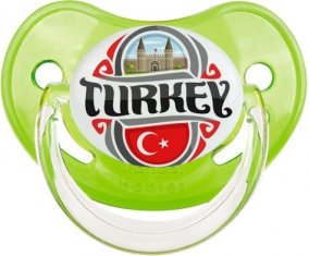 Flag Turkey Sucete Physiologique Vert classique
