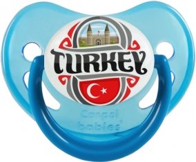 Flag Turkey Sucete Physiologique Bleue phosphorescente