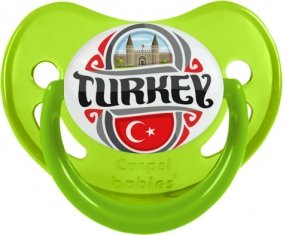 Flag Turkey Sucete Physiologique Vert phosphorescente