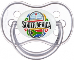 Flag South Africa Tétine Anatomique Transparente classique