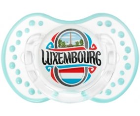 Flag Luxembourg Sucette LOVI Dynamic Retro-blanc-lagon classique