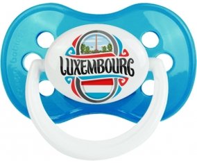 Flag Luxembourg Sucette Anatomique Cyan classique