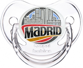 Ville de Madrid Tétine Physiologique Transparent classique