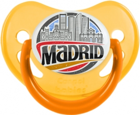 Ville de Madrid Tétine Physiologique Jaune phosphorescente