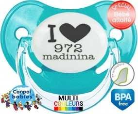 I love madinina : Tétine Physiologique personnalisée