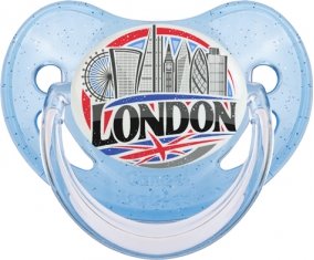 Ville de London Sucete Physiologique Bleue à paillette