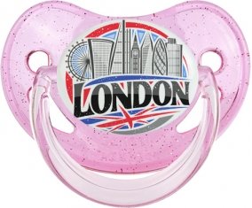 Ville de London Sucete Physiologique Rose à paillette