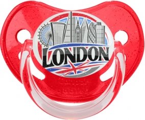 Ville de London Sucete Physiologique Rouge à paillette