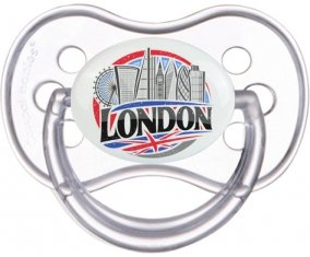 Ville de London Sucette Anatomique Transparente classique