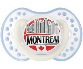 Ville de Montreal Sucette LOVI Dynamic Blanc-cyan classique