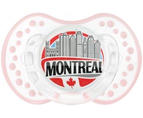 Ville de Montreal Sucette LOVI Dynamic Retro-blanc-rose-tendre classique