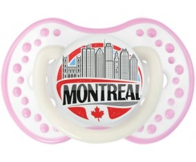 Ville de Montreal Sucette LOVI Dynamic Blanc-rose phosphorescente
