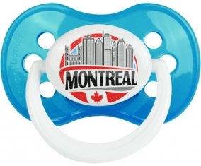Ville de Montreal Tétine Anatomique Cyan classique