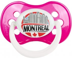 Ville de Montreal Tétine Anatomique Rose foncé classique