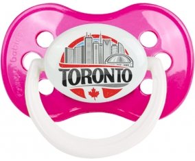 Ville de Totonto Sucette Anatomique Rose foncé classique