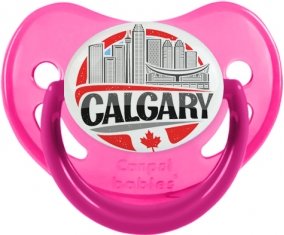 Ville de Calgary Tétine Physiologique Rose phosphorescente