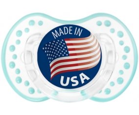Made in USA Retro-blanc-lagon classique
