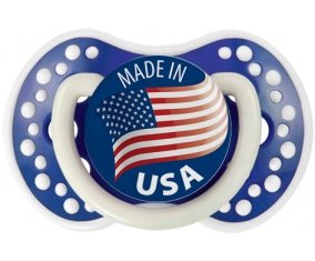 Made in USA Bleu-marine phosphorescente