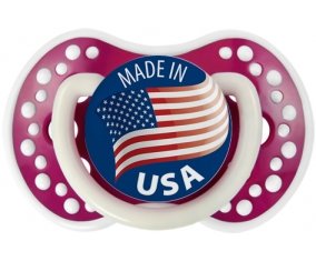 Made in USA Fuchsia phosphorescente