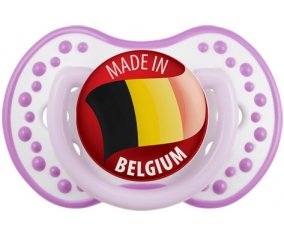 Made in BELIUM Blanc-mauve classique