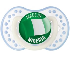 Made in NIGERIA Blanc-cyan classique