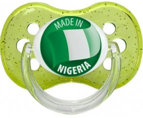 Made in NIGERIA Vert à paillette
