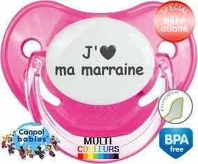 Coeur j'aime ma marraine: Sucette Physiologique-su7.fr