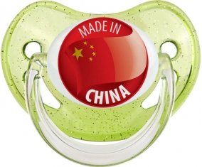 Made in CHINA Vert à paillette