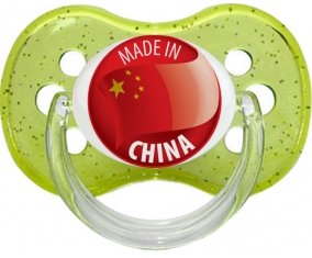 Made in CHINA Vert à paillette