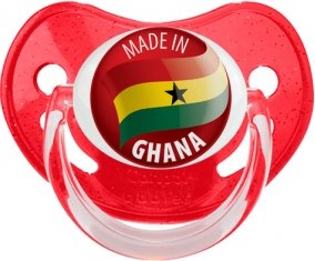 Made in GHANA Rouge à paillette