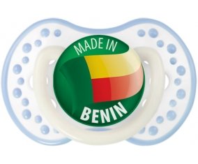Made in BENIN Blanc-cyan classique