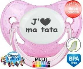 Coeur j'aime ma tata: Sucette Physiologique-su7.fr