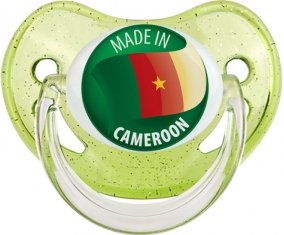 Made in CAMEROON Vert à paillette