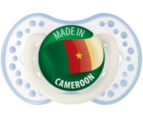 Made in CAMEROON Blanc-cyan classique