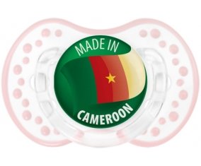 Made in CAMEROON Retro-blanc-rose-tendre classique
