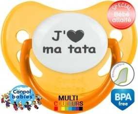 Coeur j'aime ma tata: Sucette Physiologique-su7.fr