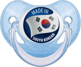 Made in SOUTH KOREAN Bleue à paillette