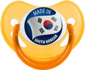 Made in SOUTH KOREAN Jaune phosphorescente