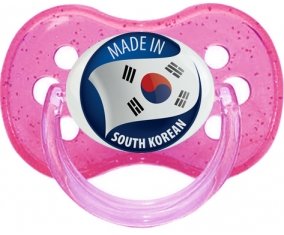Made in SOUTH KOREAN Rose à paillette